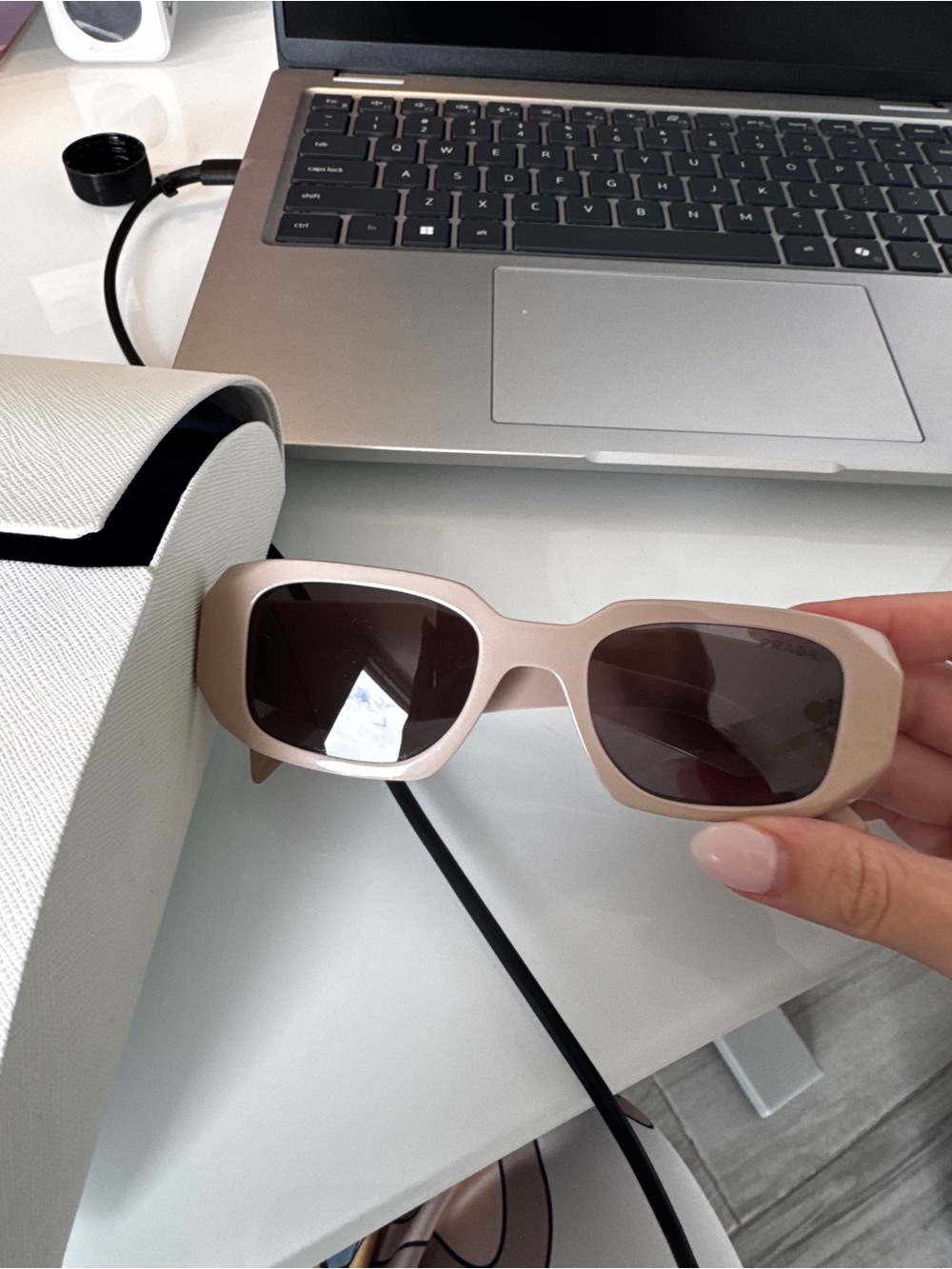 Prada Beige Sunglasses - Picture 3 of 4